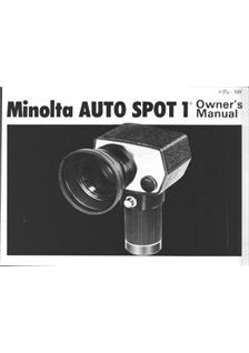 Minolta Autospot 1-Degree manual. Camera Instructions.